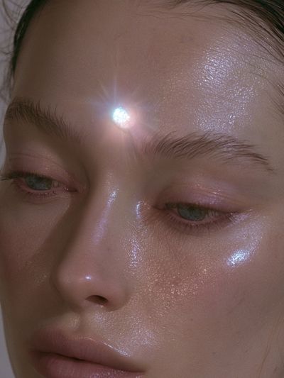Luminous Face Portrait Poster.