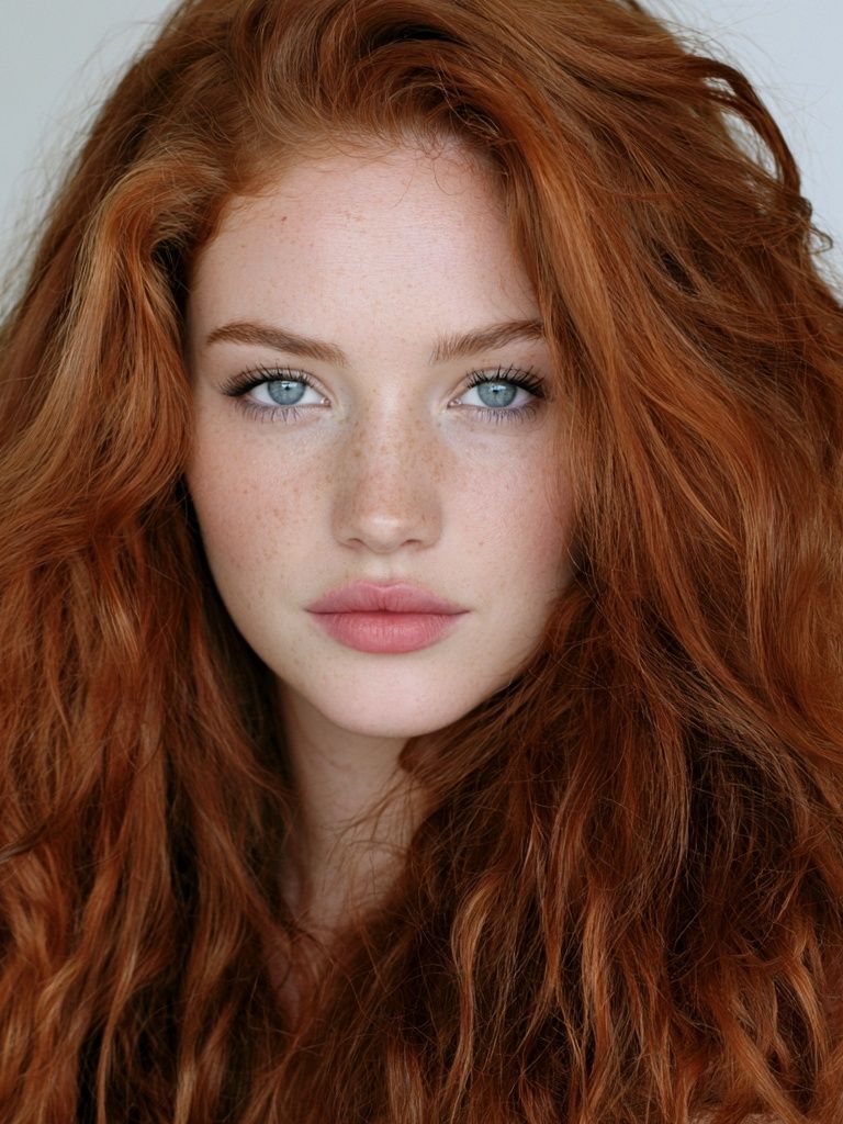 Red Hair Portrait Photography Poster. poster detail
