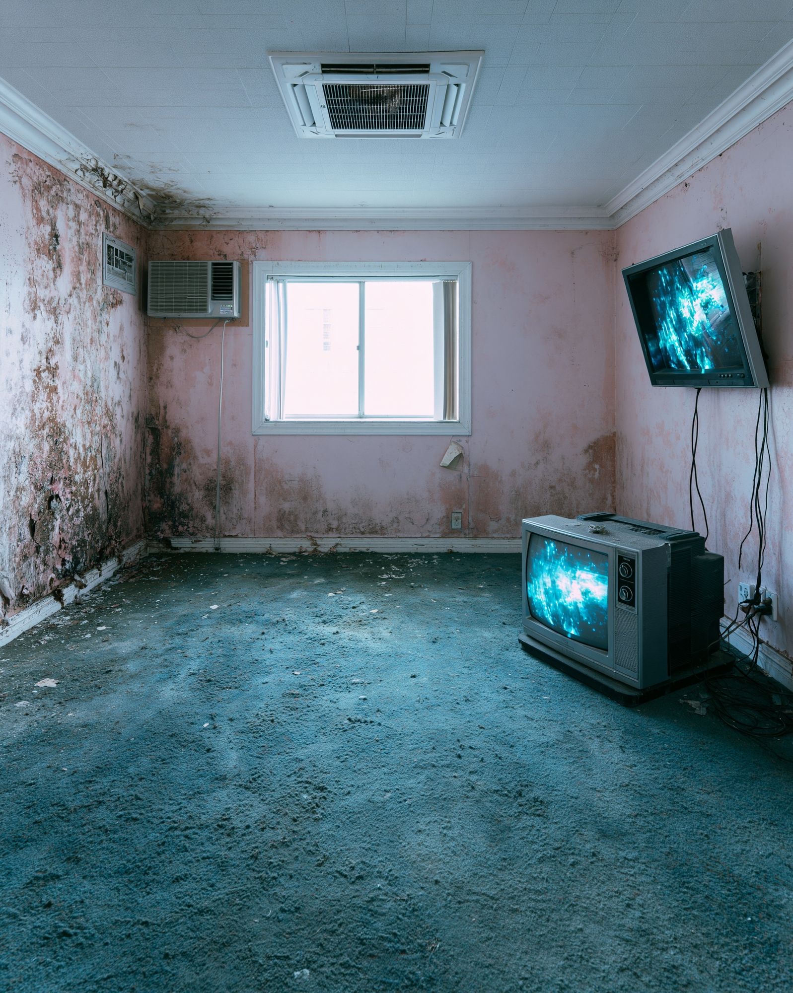 Abandoned Room Photography Poster. poster detail