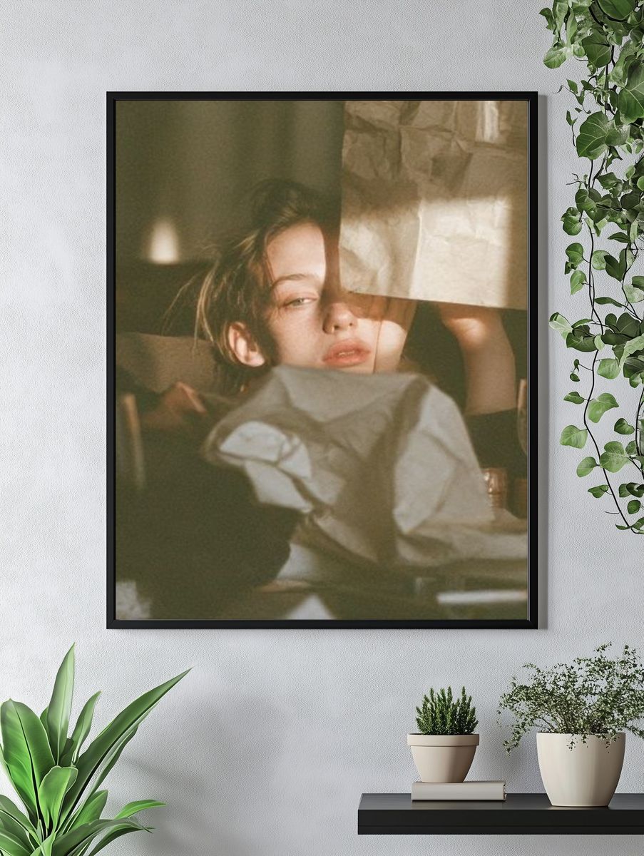 Moody Portrait Photography Poster. — room view 4