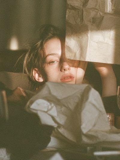 Moody Portrait Photography Poster. poster