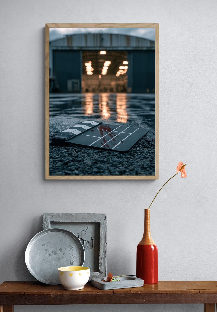 Cinematic Clapperboard Photography Poster. — room view 3