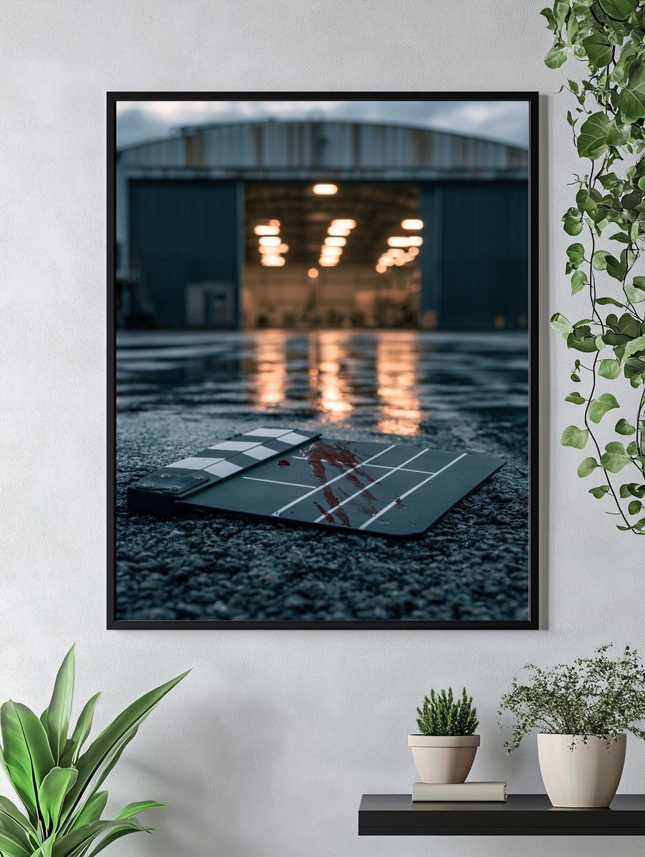 Cinematic Clapperboard Photography Poster. — room view 4