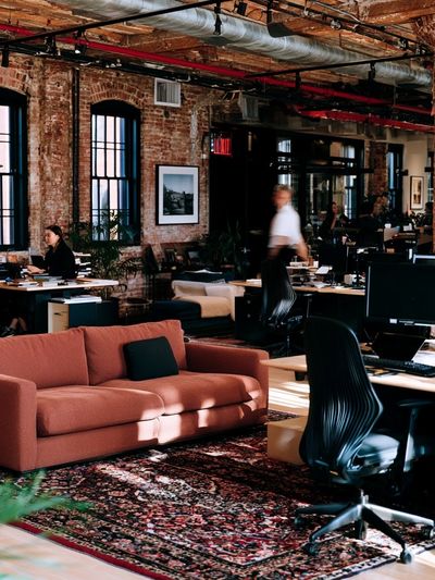 Industrial Loft Office Photography Poster. poster