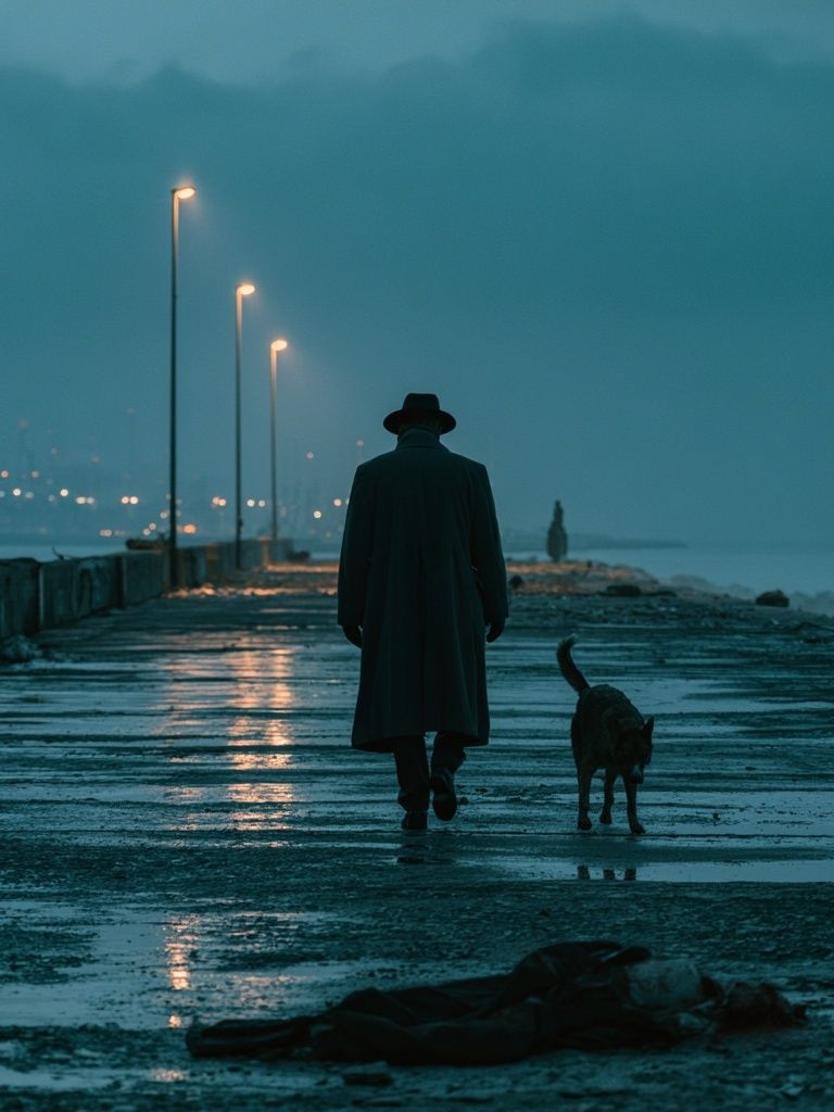 Noir Pier Walk Photography Poster. poster — photography art