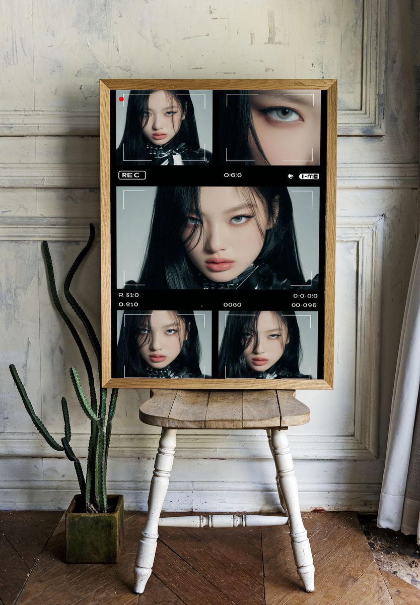 Cyberpunk Portrait Photography Poster. — room view 1