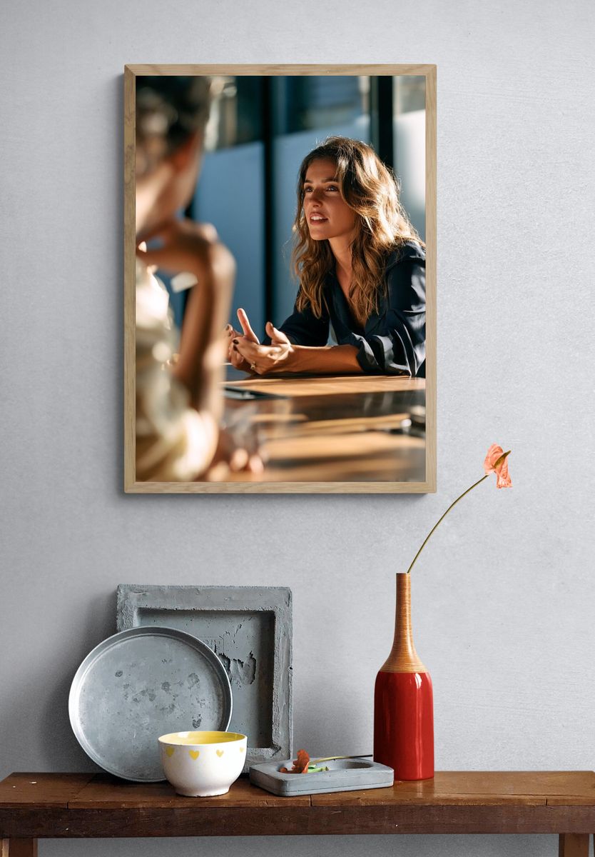 Conversation Portrait Photography Poster. — room view 3