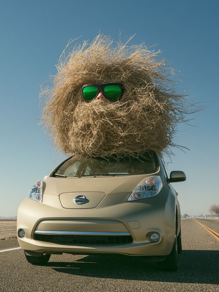 Desert Hair Car Photography Poster. poster — photography art