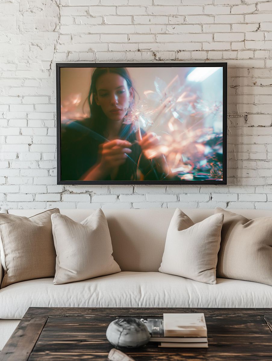 Dreamy Portrait Photography Poster. room preview