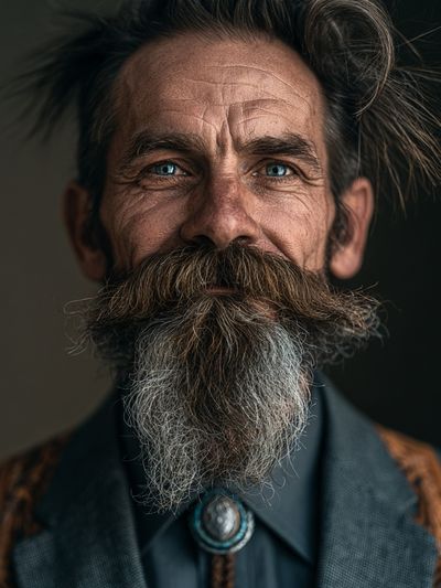 Bearded Portrait Photography Poster.