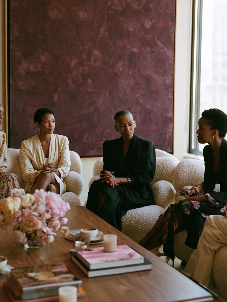 Elegant Women’s Gathering Photography Poster. poster — photography art