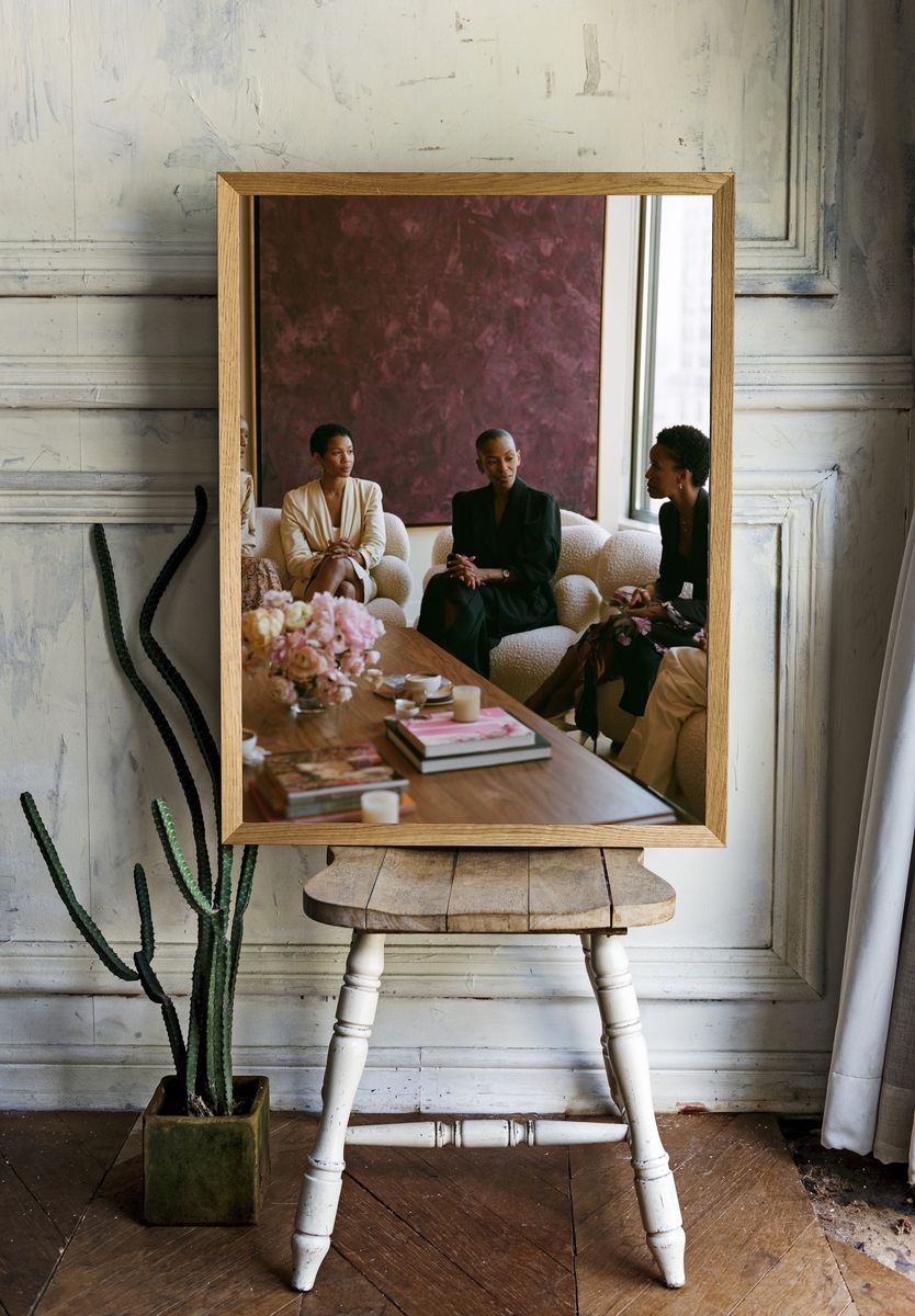 Elegant Women’s Gathering Photography Poster. — room view 1