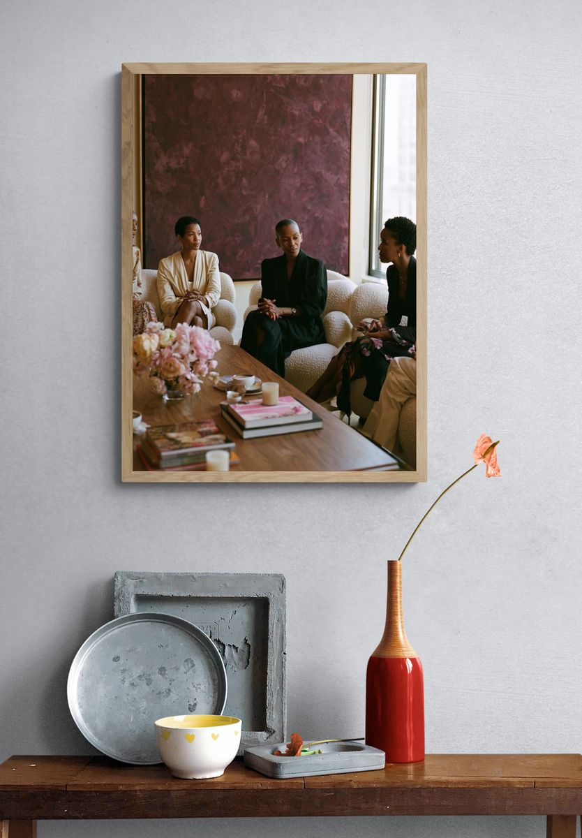 Elegant Women’s Gathering Photography Poster. — room view 3