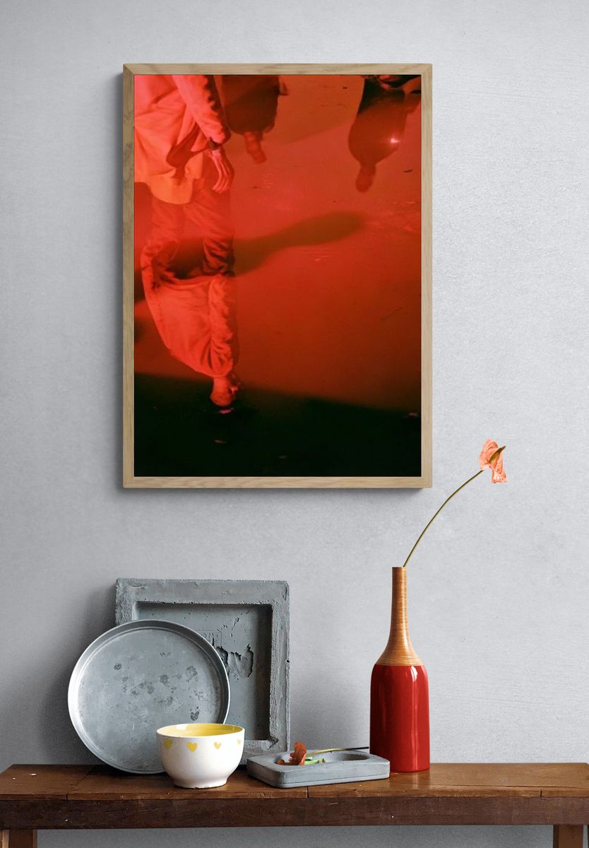 Red Reflections Street Photography Poster. — room view 3