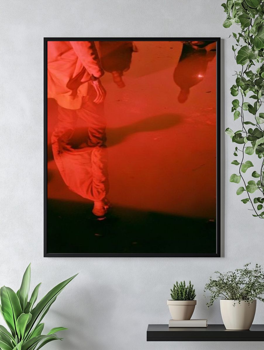 Red Reflections Street Photography Poster. — room view 4