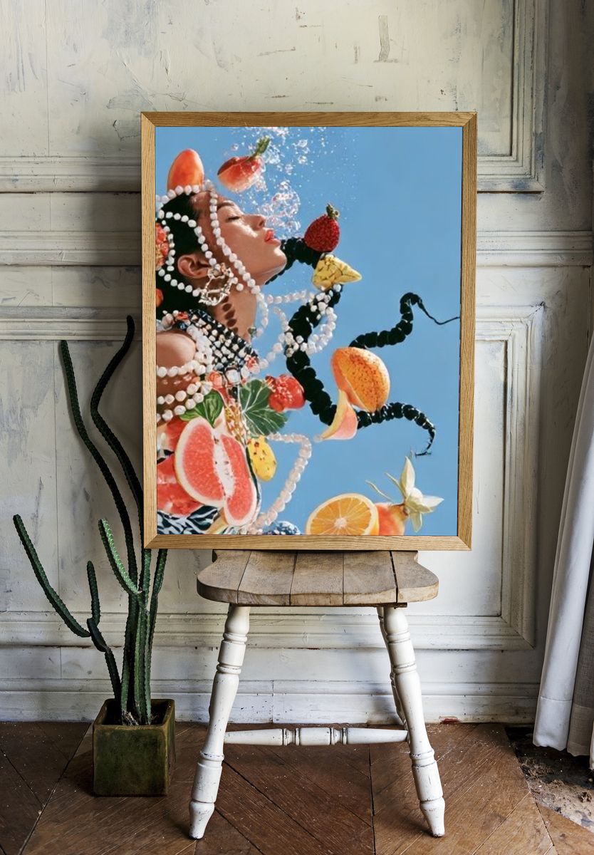 Fruit Portrait Photography Poster. room preview