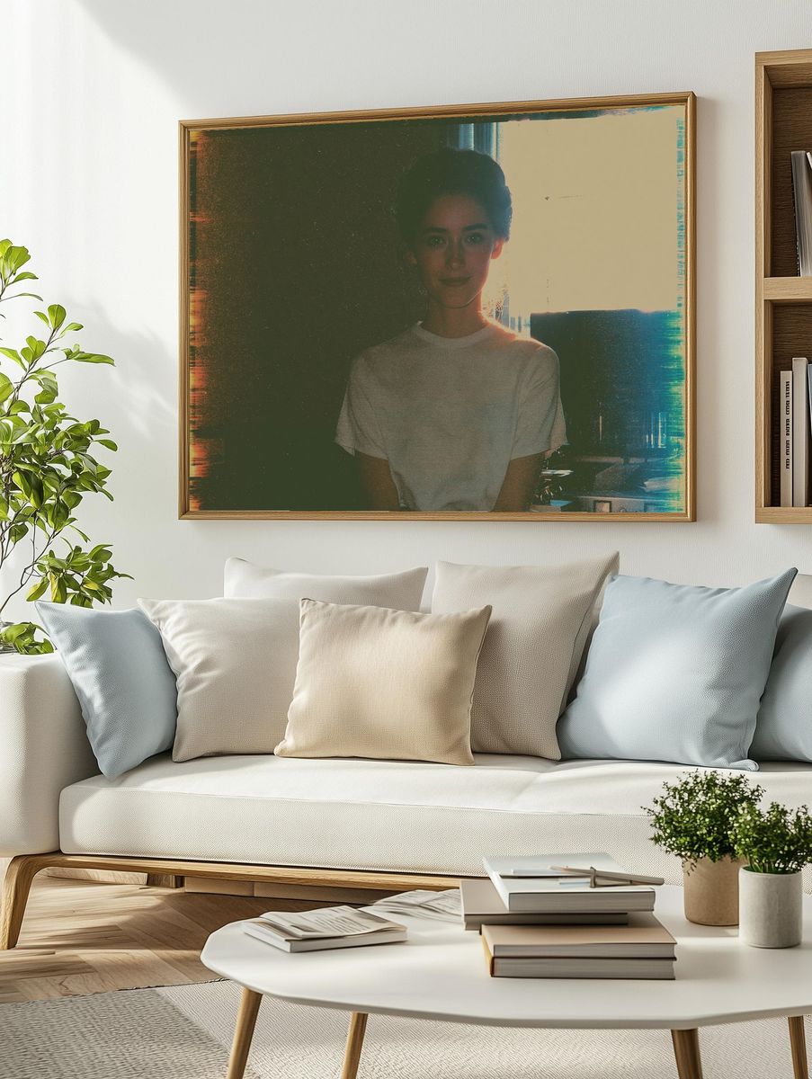 Backlit Portrait Photography Poster. — room view 2