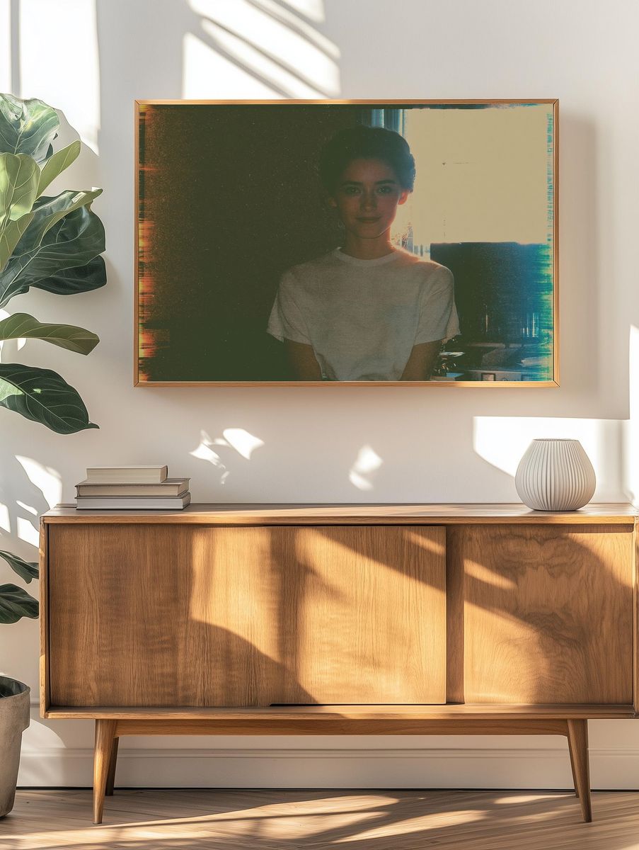 Backlit Portrait Photography Poster. — room view 3