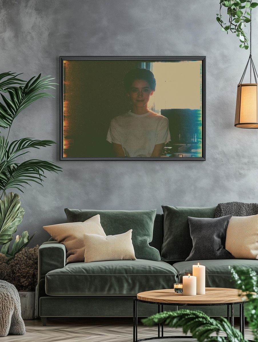 Backlit Portrait Photography Poster. — room view 4