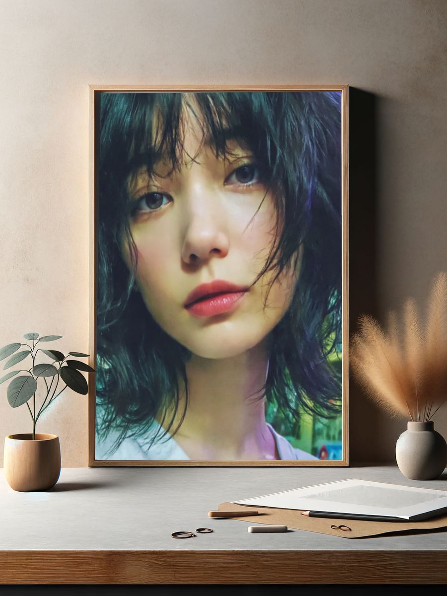 Neon Portrait Photography Poster. — room view 2