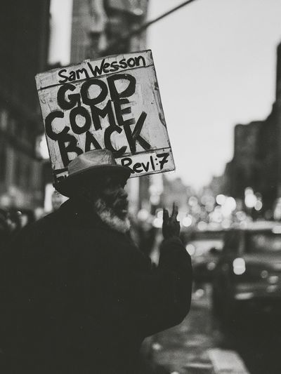 God Come Back Street Photography Poster. poster