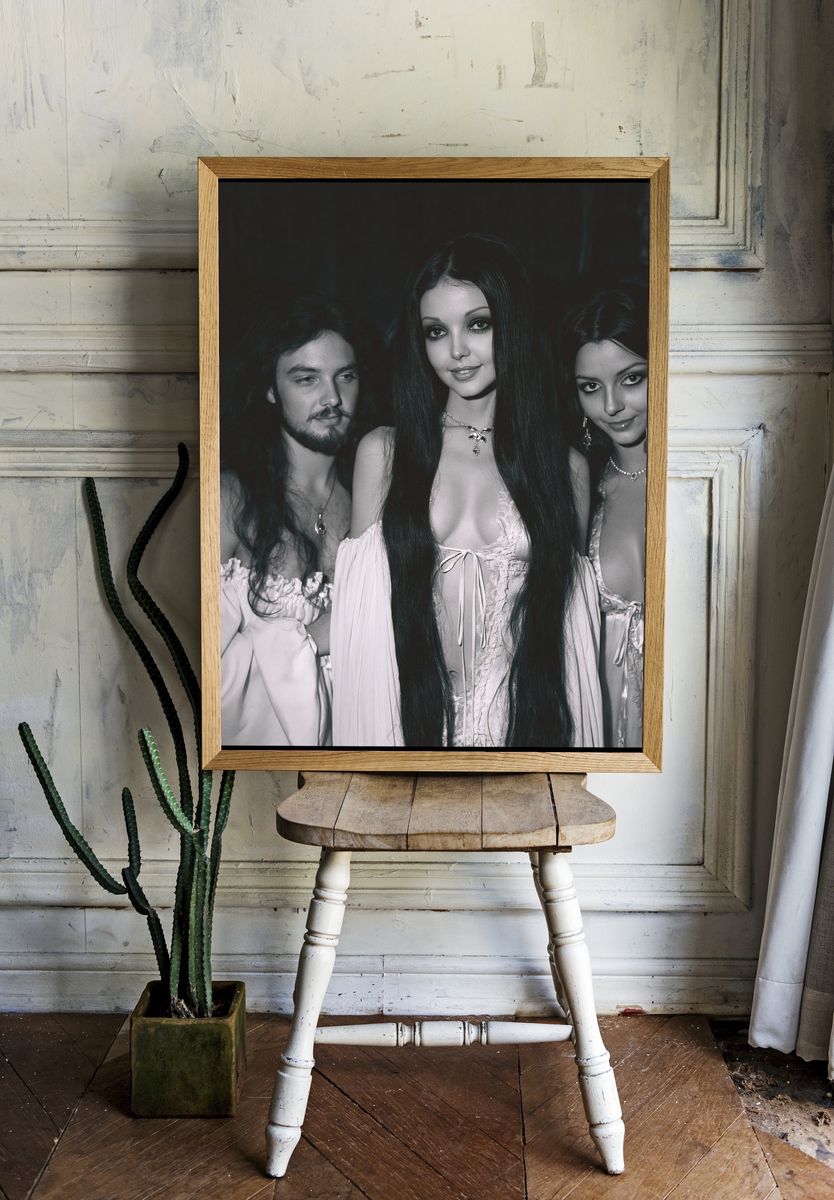 Gothic Portrait Photography Poster. room preview