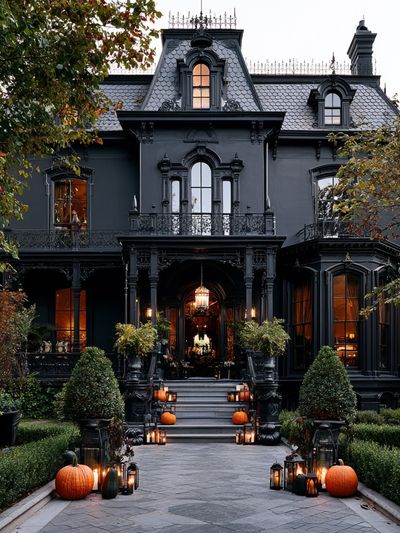 Haunted Victorian Mansion Photography Poster. poster print