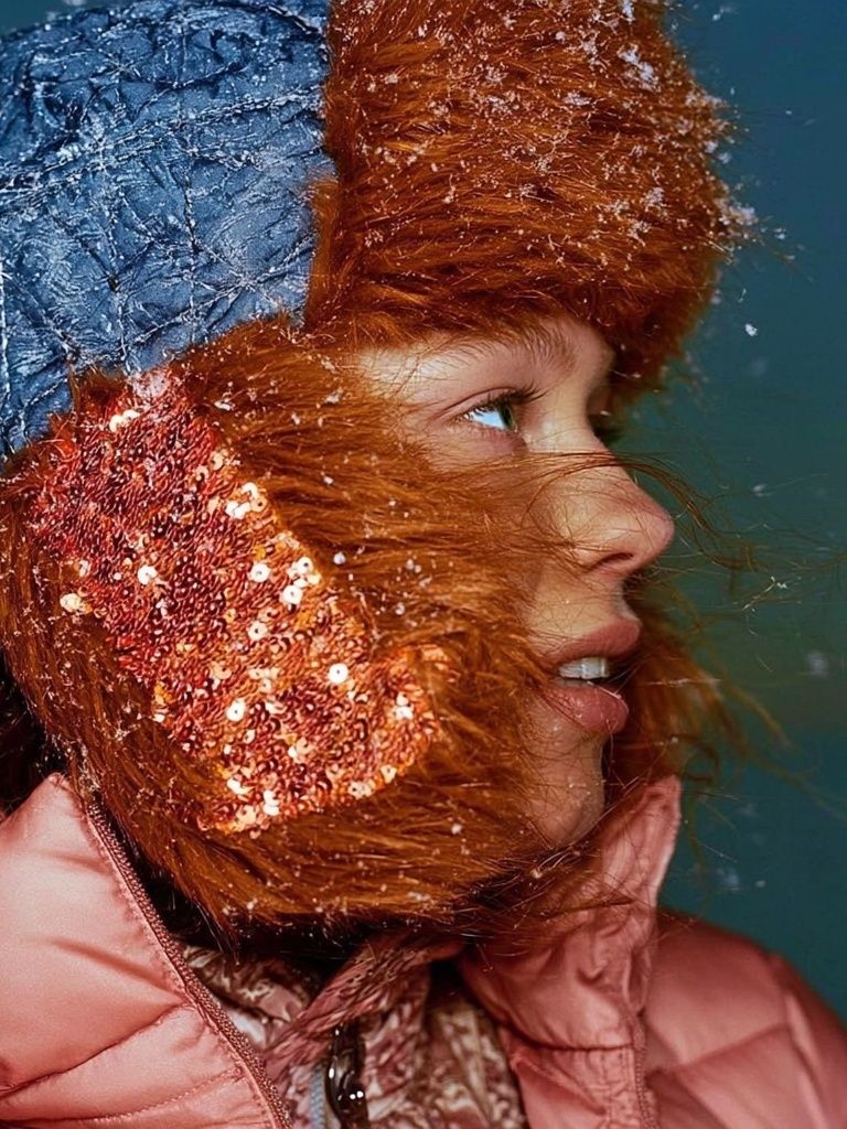 Winter Portrait Photography Poster. poster detail