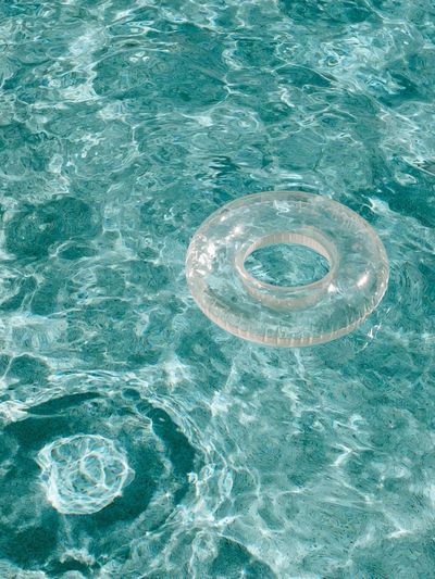 Floating Pool Ring Photography Poster. poster