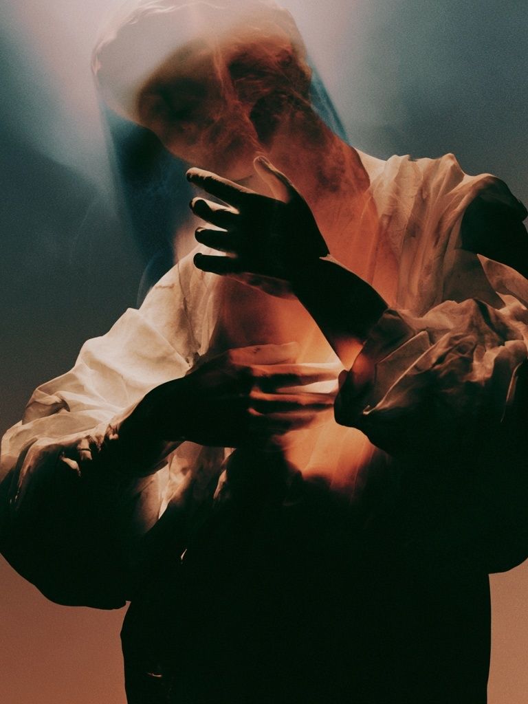 Surreal Figure Photography Poster. poster detail