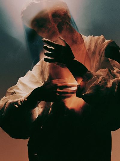 Surreal Figure Photography Poster. poster print