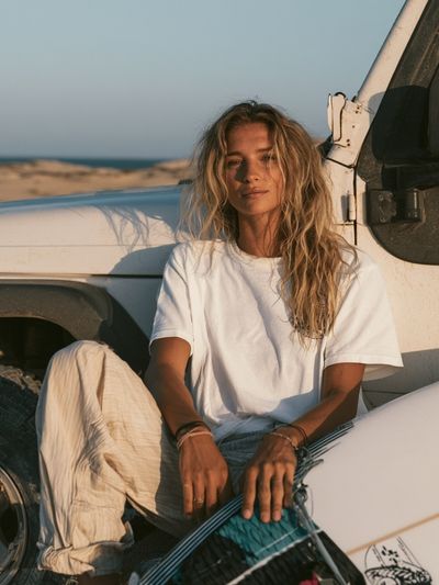 Beachside Jeep Portrait Poster. poster