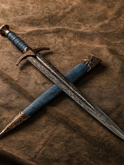 Crossed Daggers Photography Poster. poster