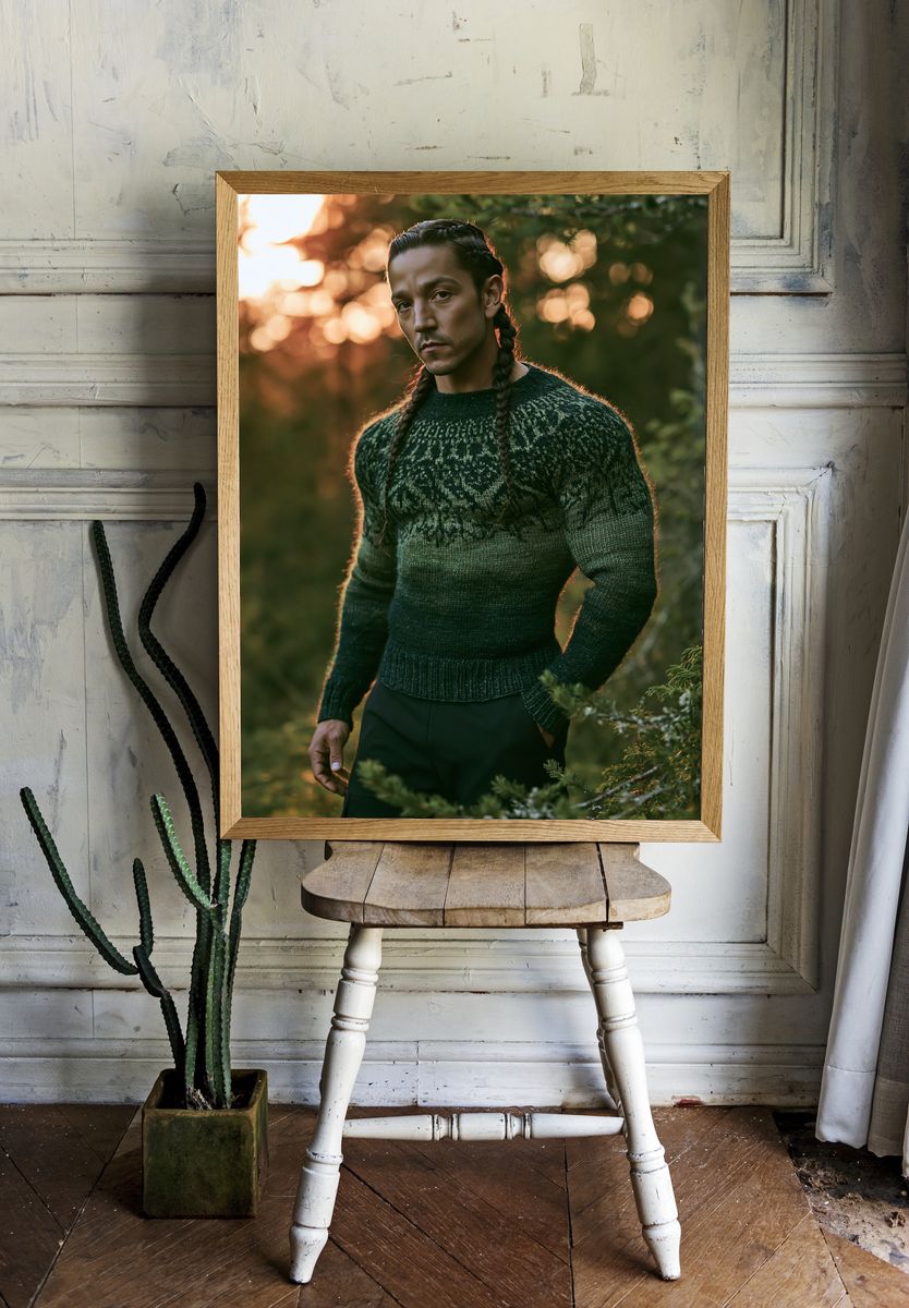 Braided Portrait Photography Poster. — room view 1