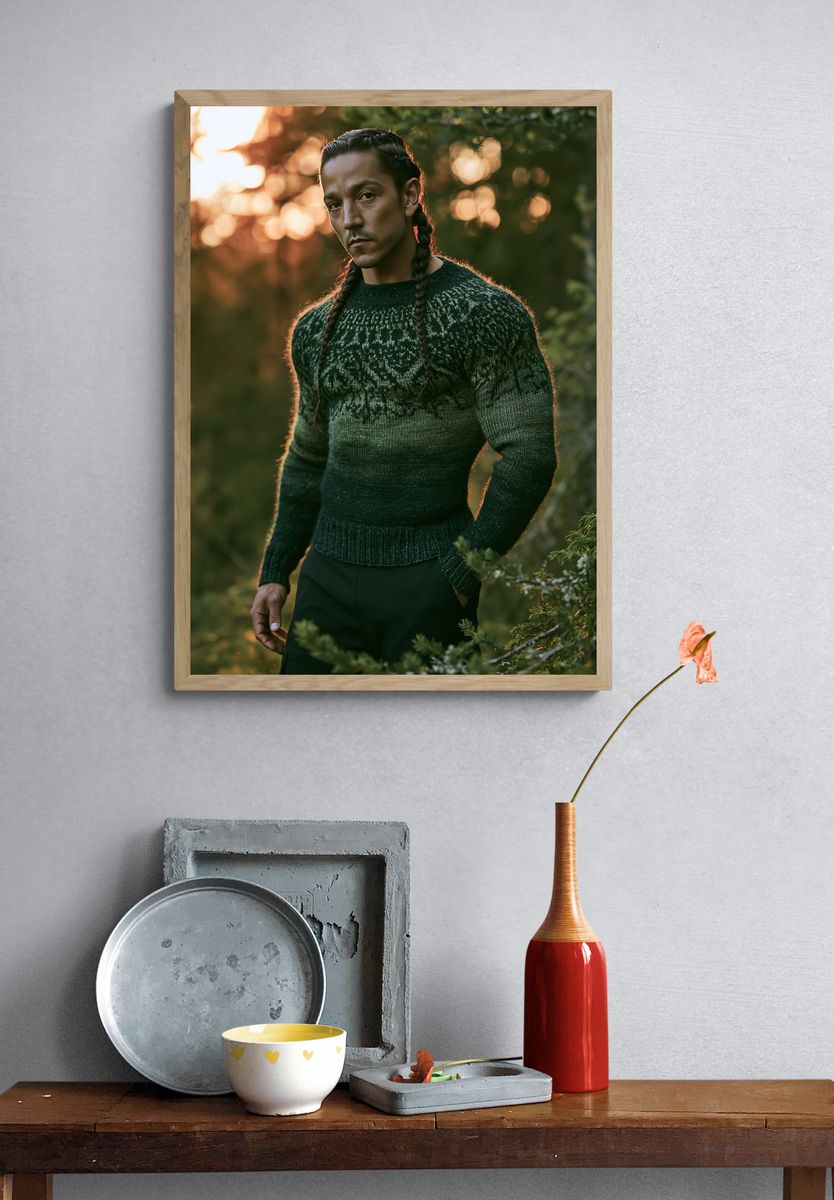 Braided Portrait Photography Poster. — room view 3