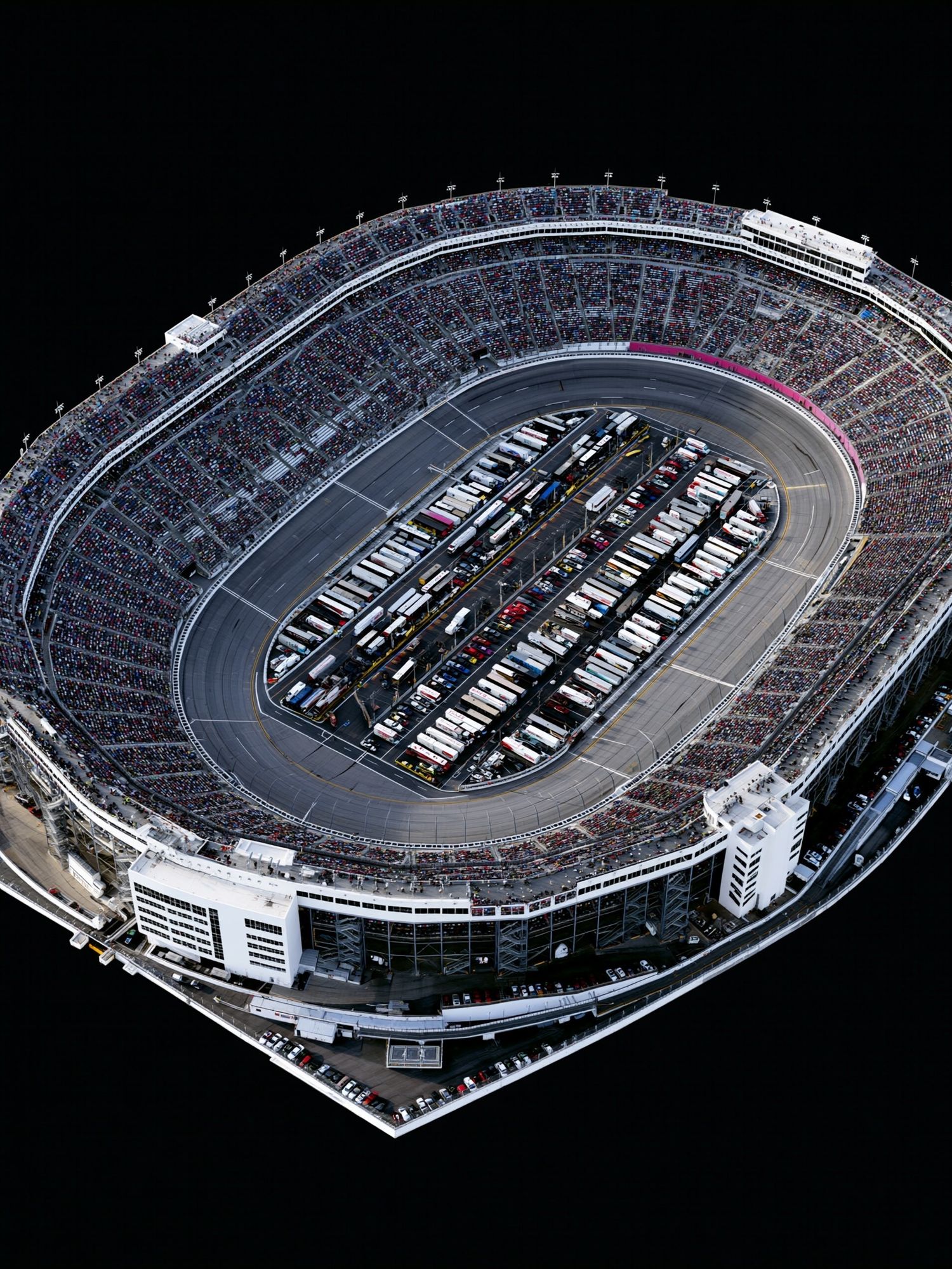 NASCAR Speedway Aerial Photography Poster. poster detail