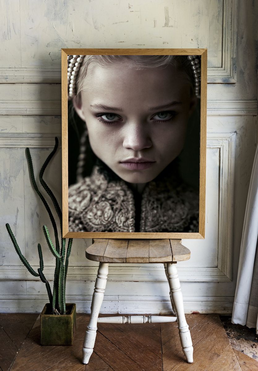 Gothic Pearl Portrait Print. — room view 1