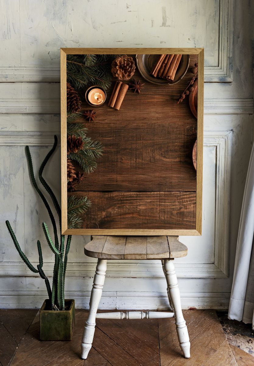 Cozy Winter Still Life Print. — room view 1