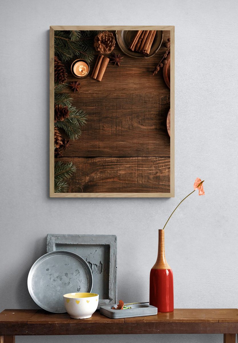 Cozy Winter Still Life Print. — room view 3