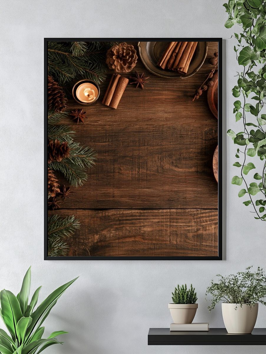 Cozy Winter Still Life Print. — room view 4