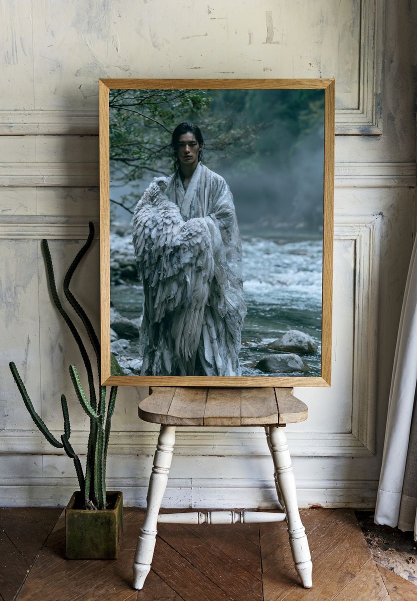 Mystic River Figure Photography Poster. — room view 1