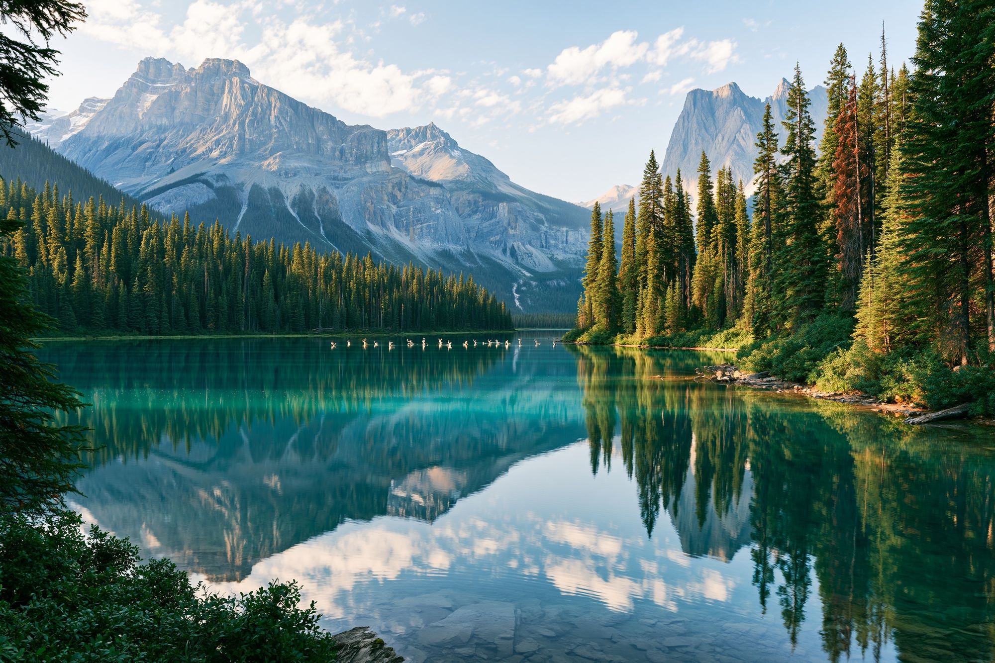 Mountain Lake Reflection Photography Poster. poster — photography art