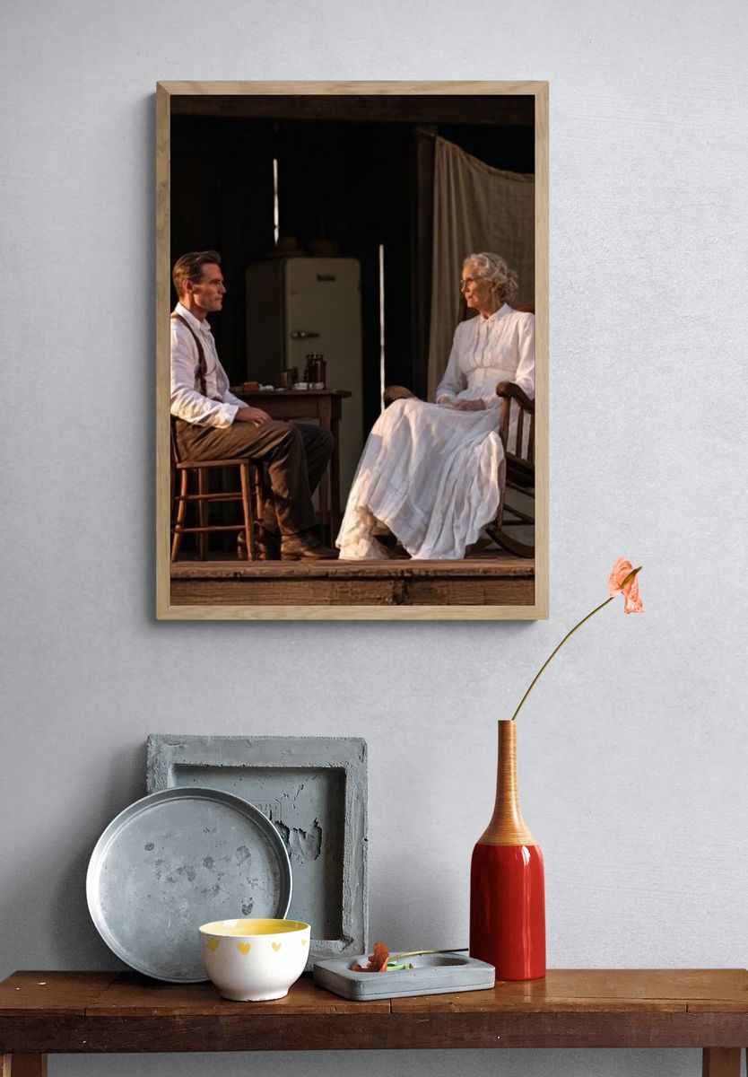 Quiet Porch Conversation Poster. — room view 3