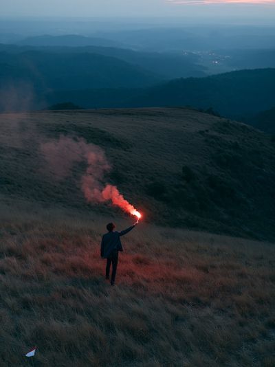 Signal on the Hillside Photography Poster. poster