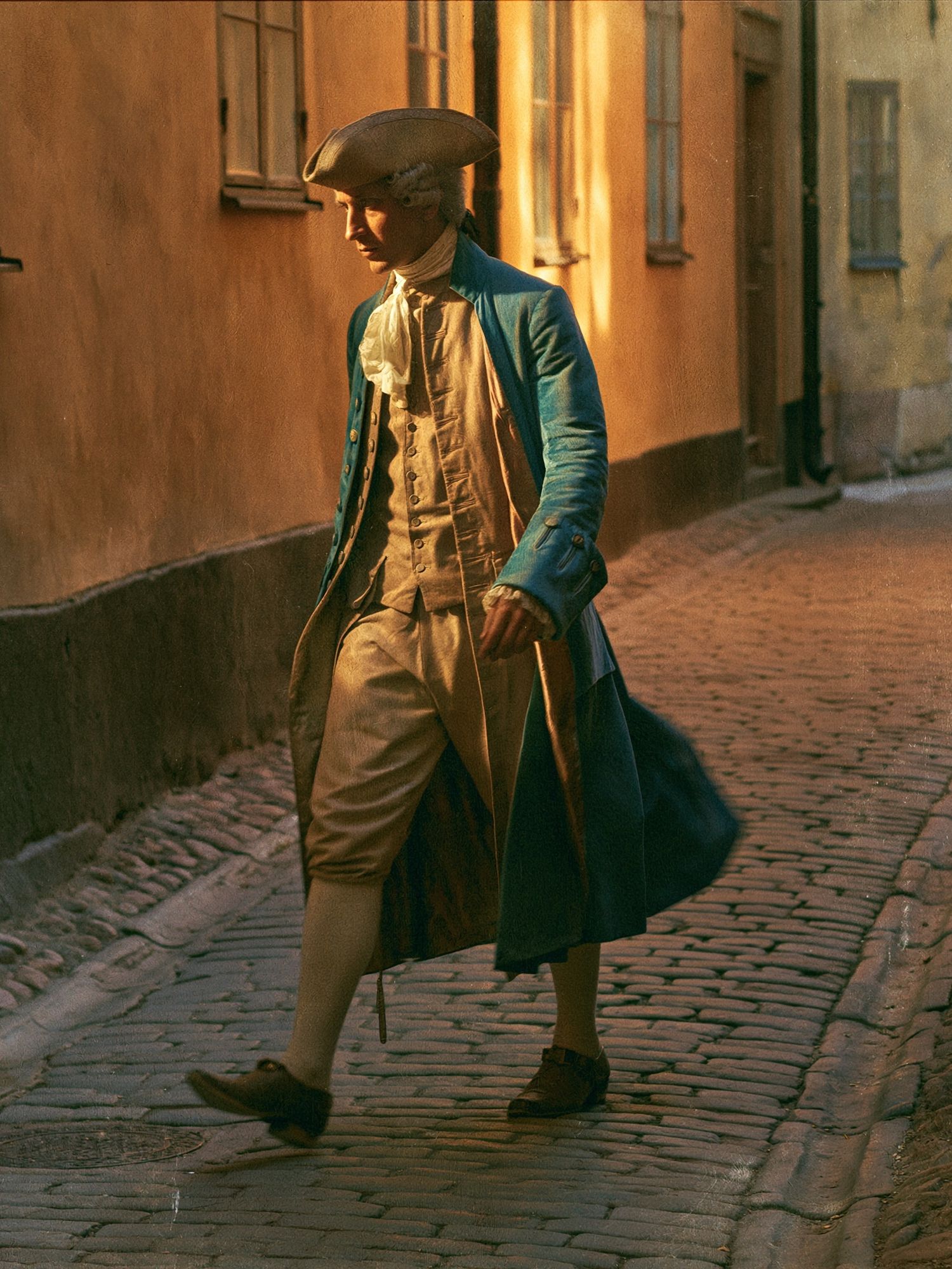 Cinematic Colonial Figure Poster. poster detail