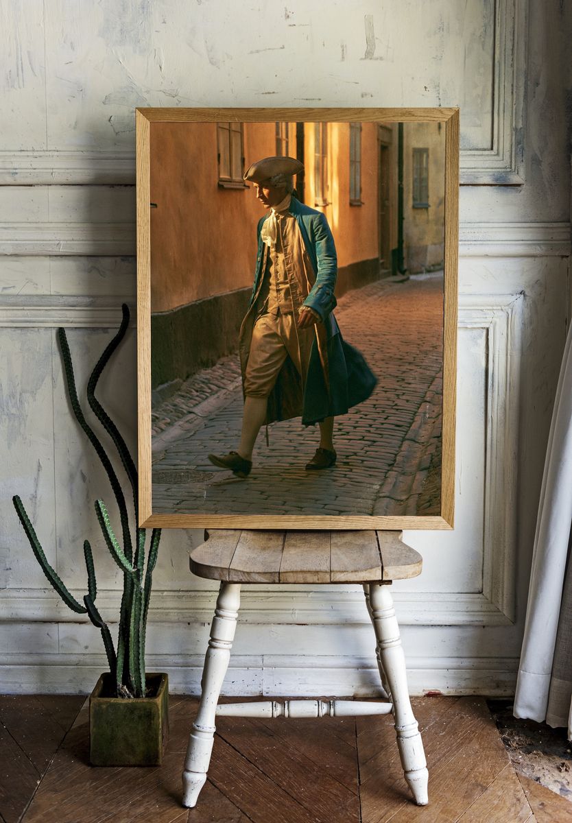 Cinematic Colonial Figure Poster. — room view 1