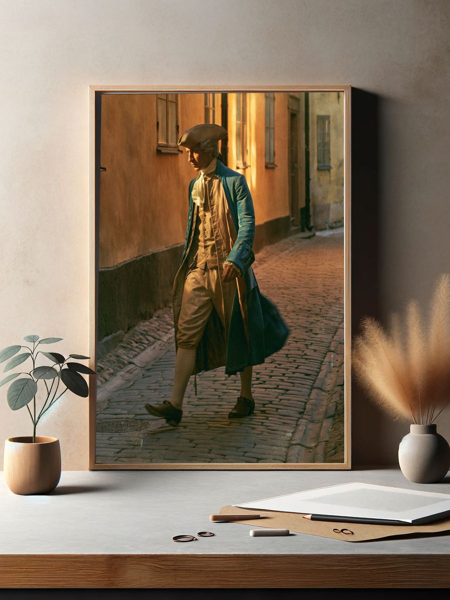 Cinematic Colonial Figure Poster. — room view 2