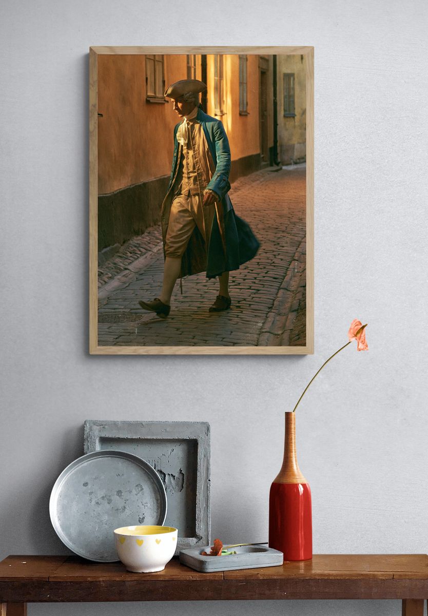 Cinematic Colonial Figure Poster. — room view 3