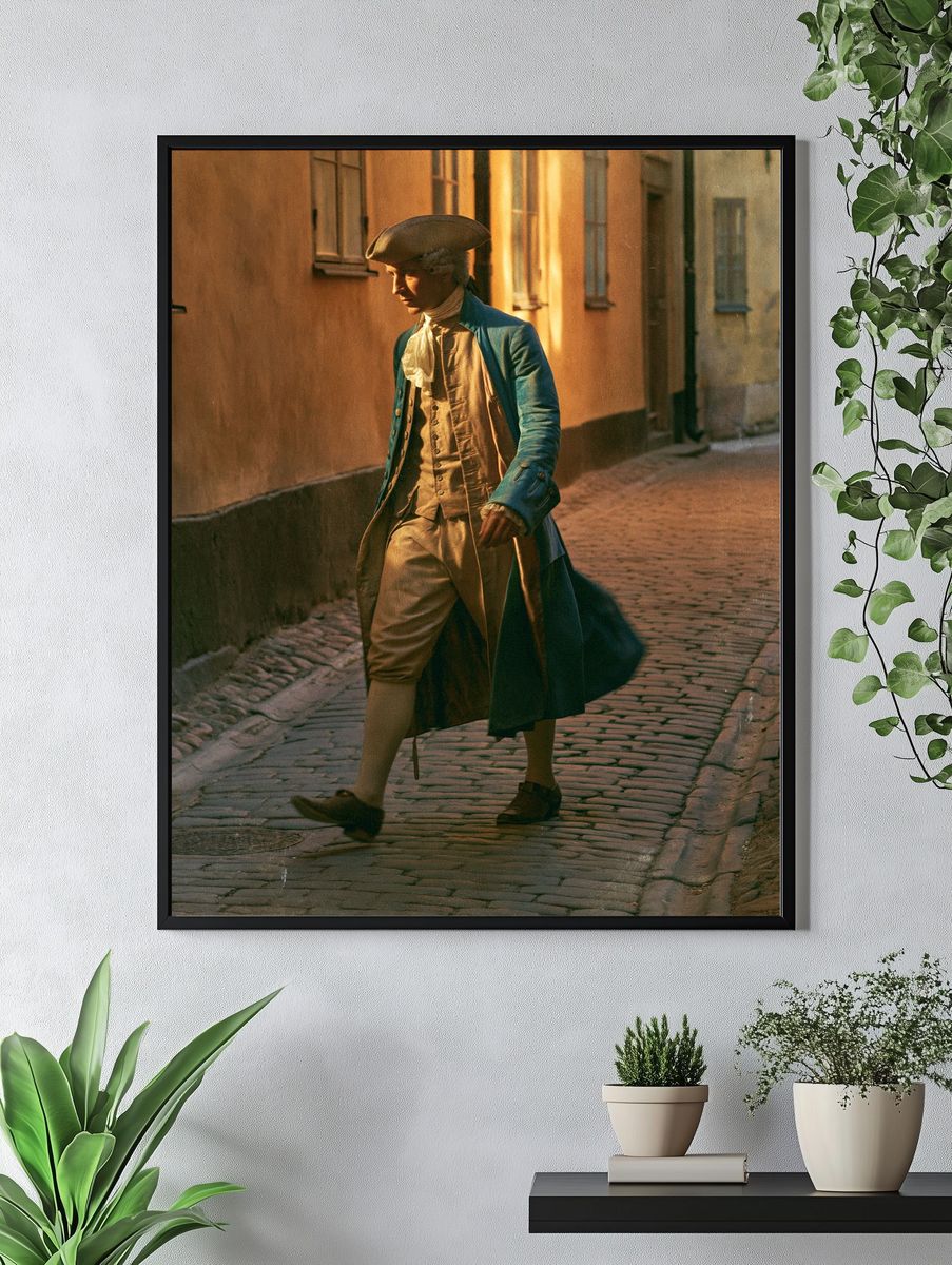 Cinematic Colonial Figure Poster. — room view 4