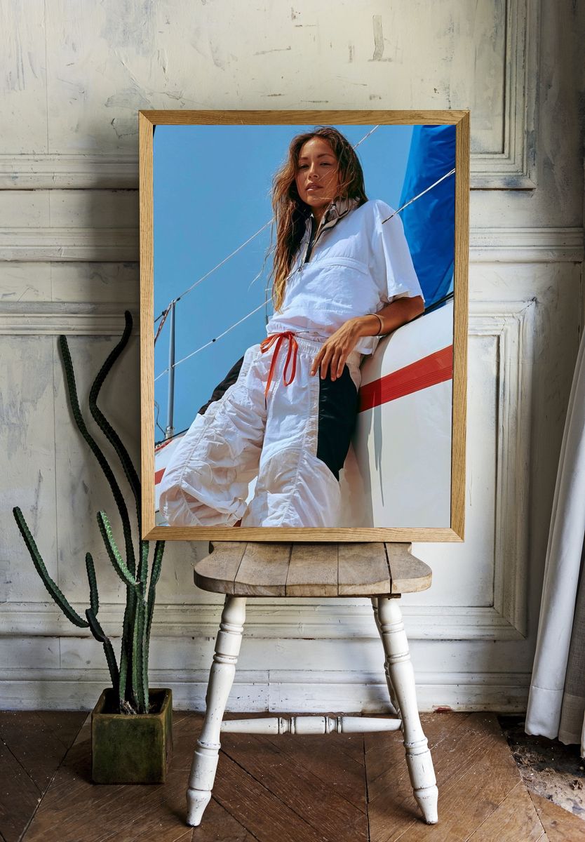 Sailboat Portrait Photography Poster. room preview